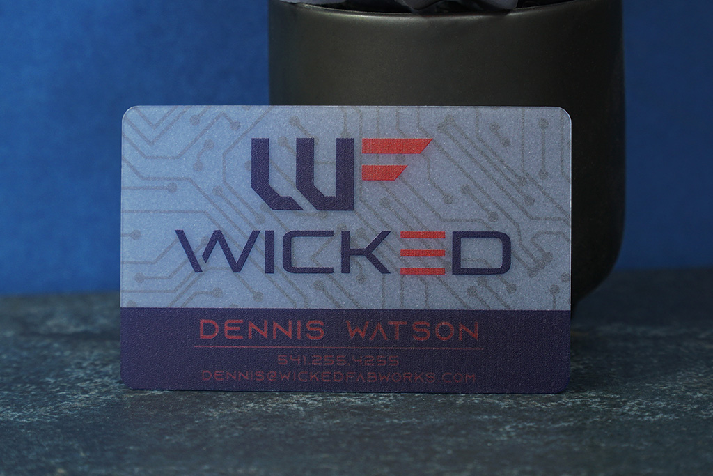 Quick Translucent Plastic Business Cards 3