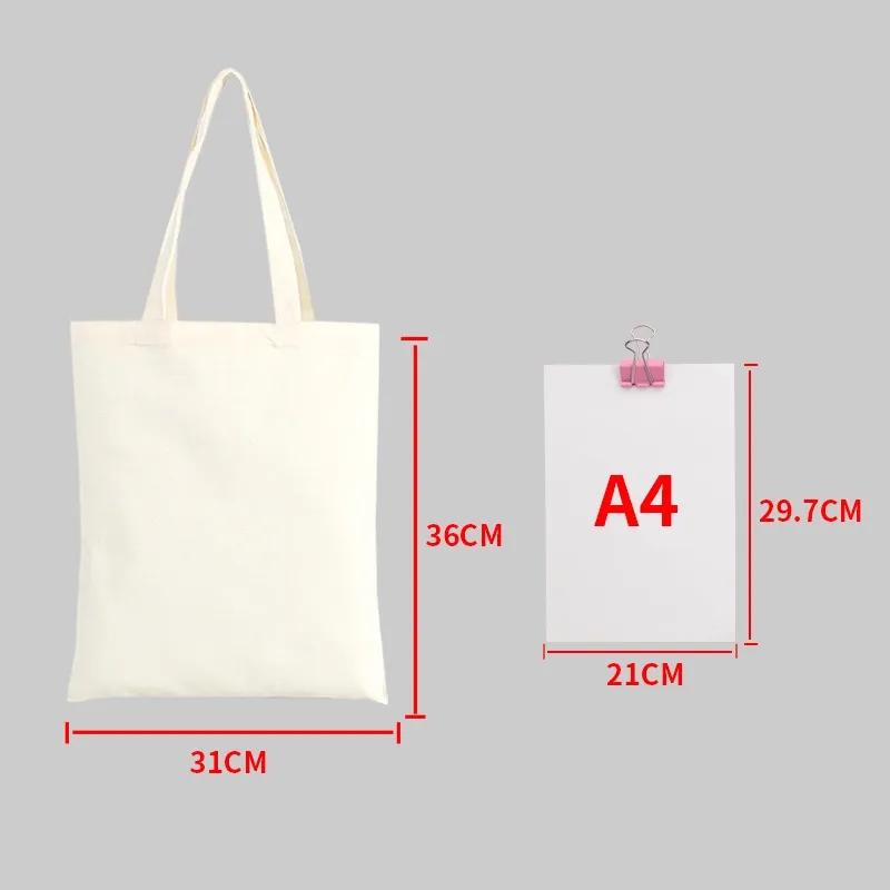Reusable Cotton Tote Bag with Logo 5