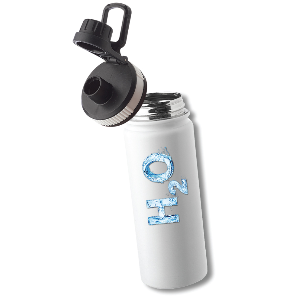 23 oz. Stainless Steel Water Bottle with Carrying Handle, custom water bottle with logo imprint 3