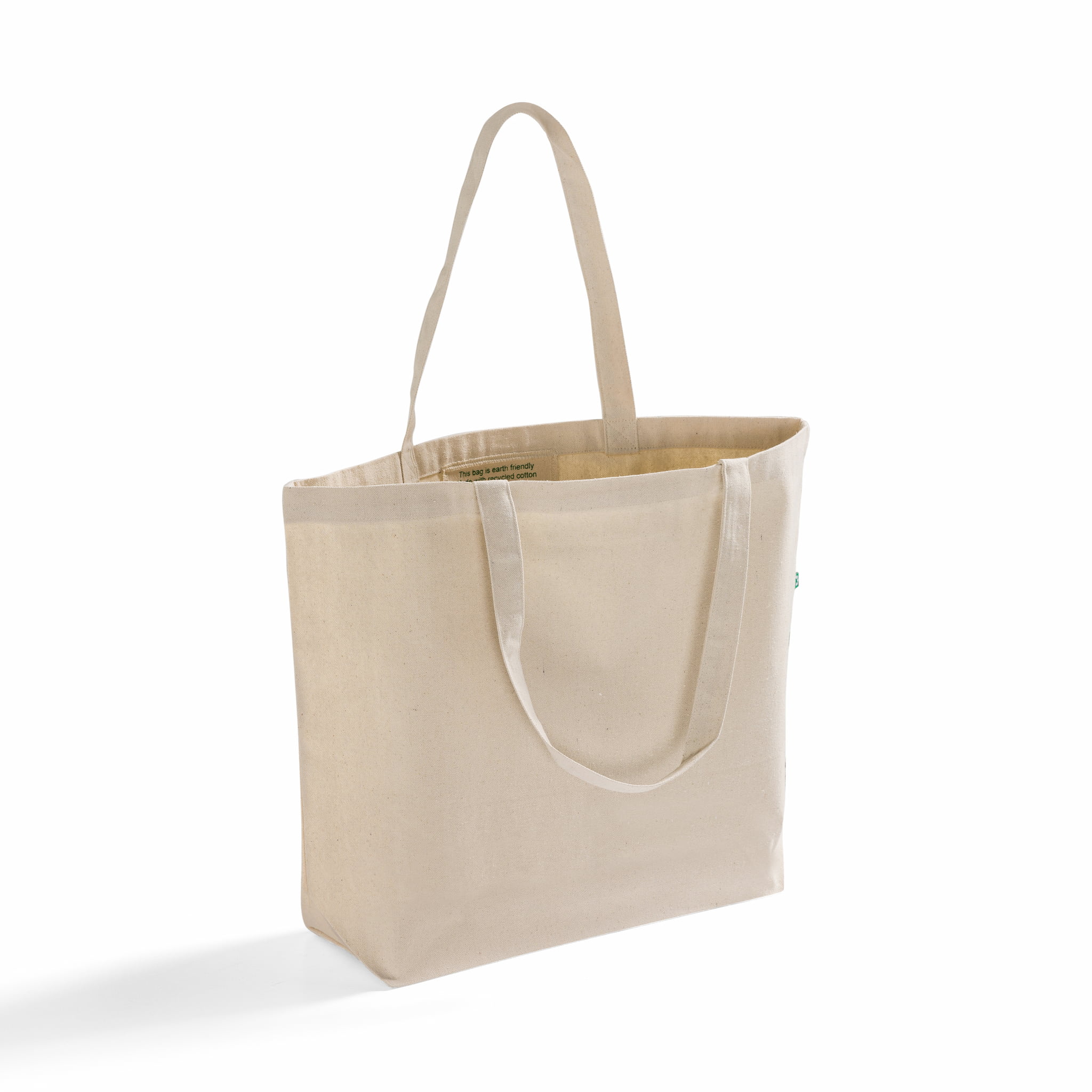 Recycled Merch Canvas Tote Bag, custom tote bag with logo imprint 13
