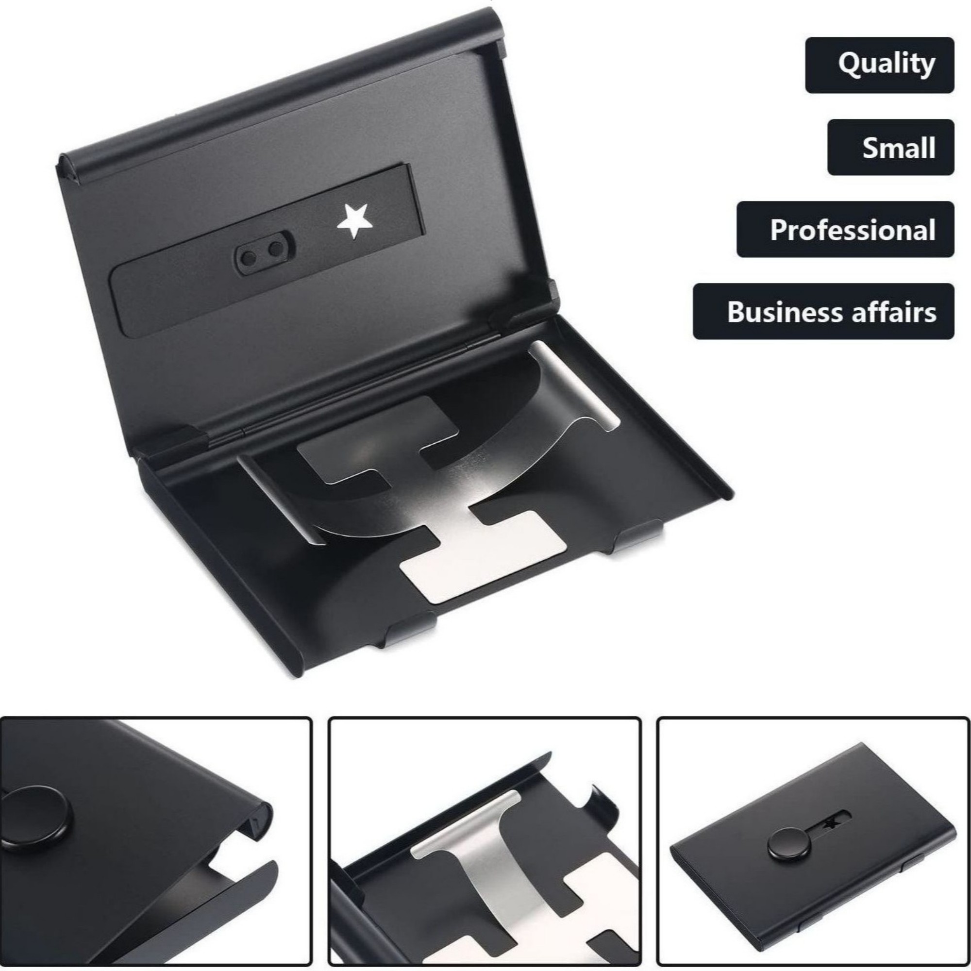 Premium Stainless Steel Business Card Holder 2