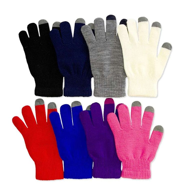 Women's Touchscreen Magic Gloves - 8 Colors One Size Fits Most 1