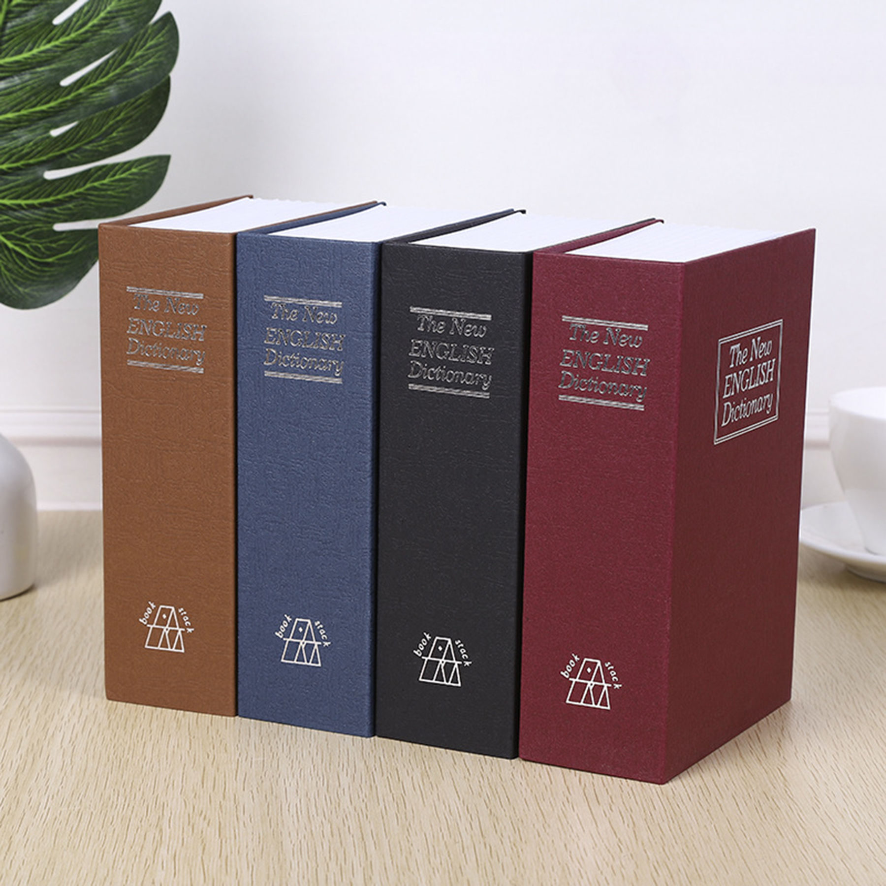 Book Shape Storage Box With Password 2