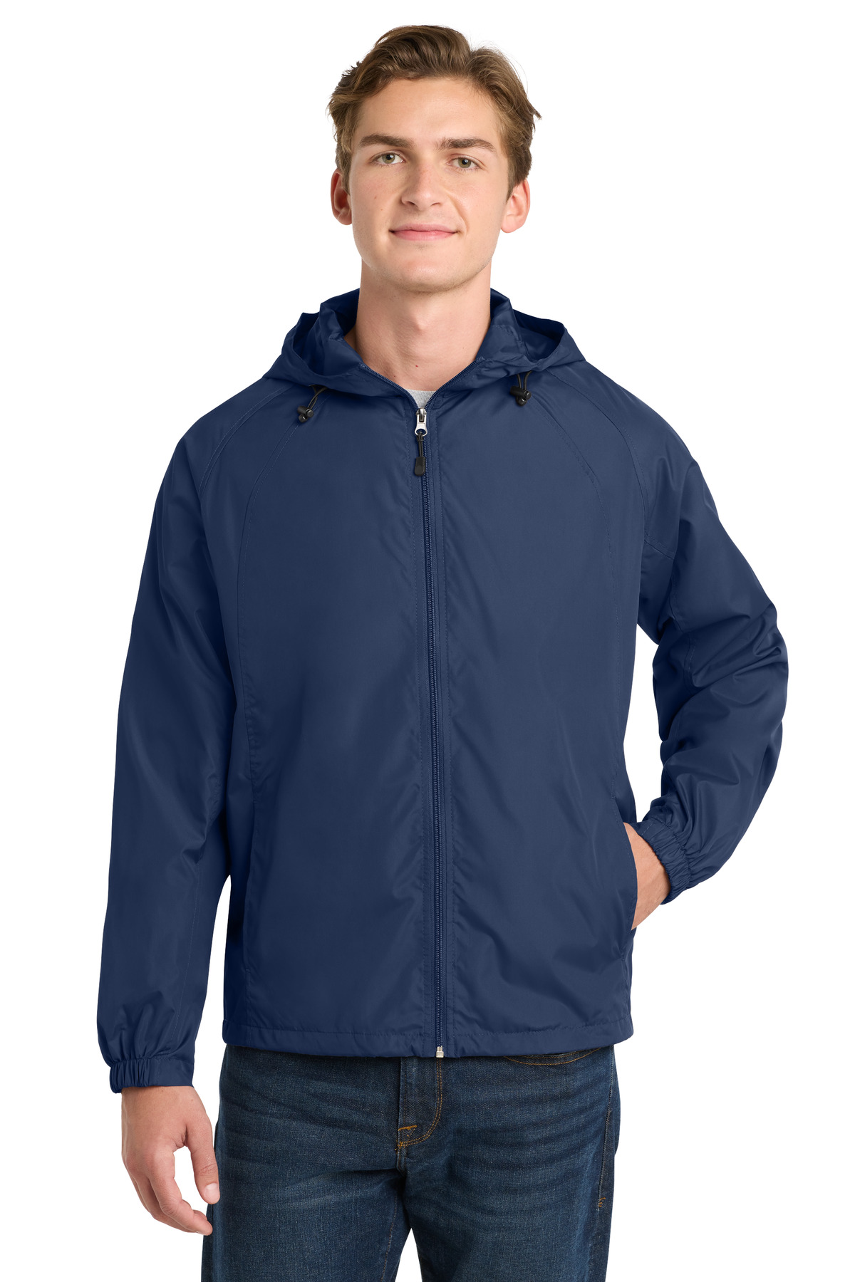 Sport-Tek Hooded Raglan Jacket. JST73 2