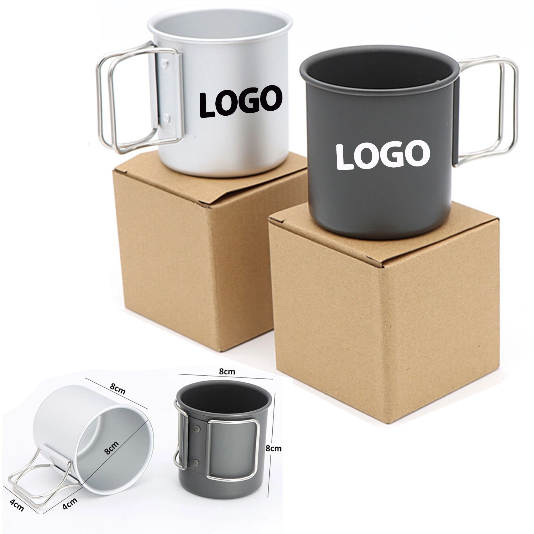 10 Oz Camping Foldable Handle Mug 2