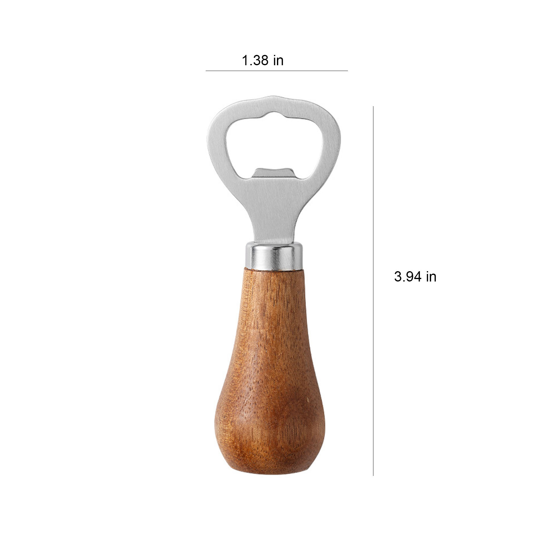 Wood Handle Beer Bottle Opener 11
