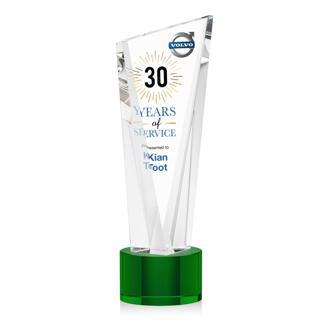 Plymouth VividPrint™ Award on Marvel Base - Green 14