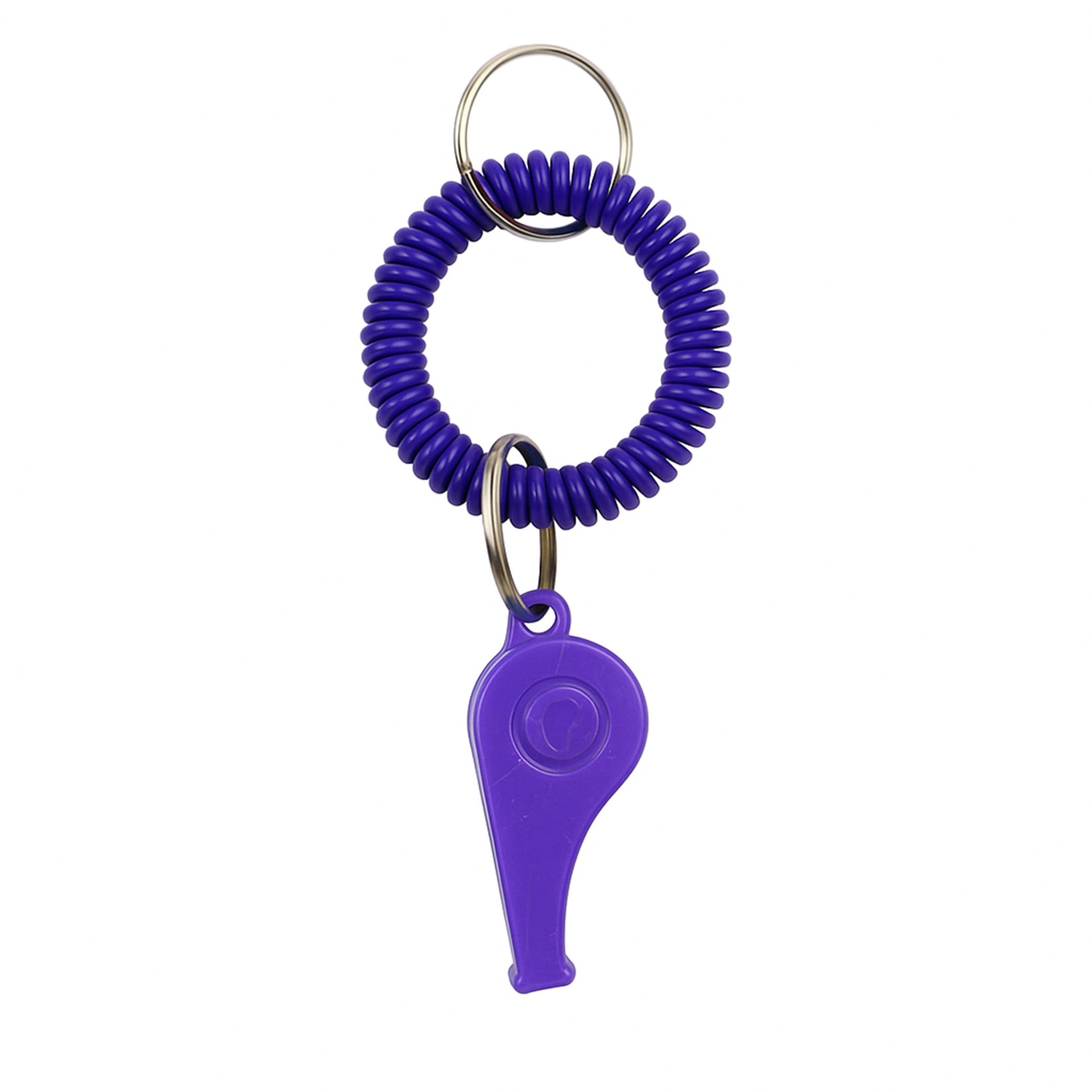 Coiled Wrist Whistle Keychain 8