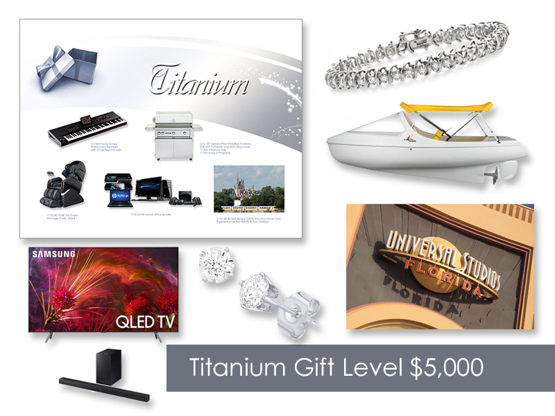 $5,000 Gift of Choice (Titanium Level) Gift Booklet