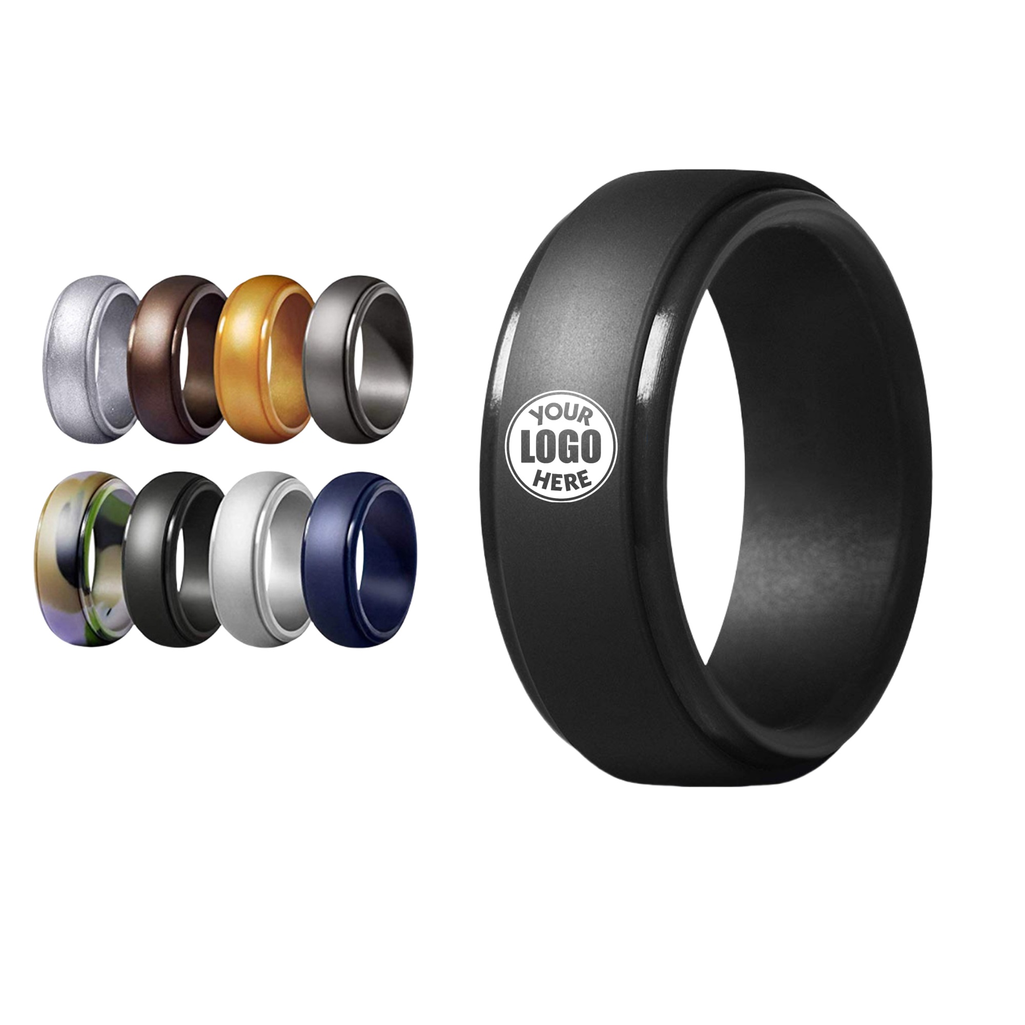 Mens Rubber Rings 7-14Rings 2