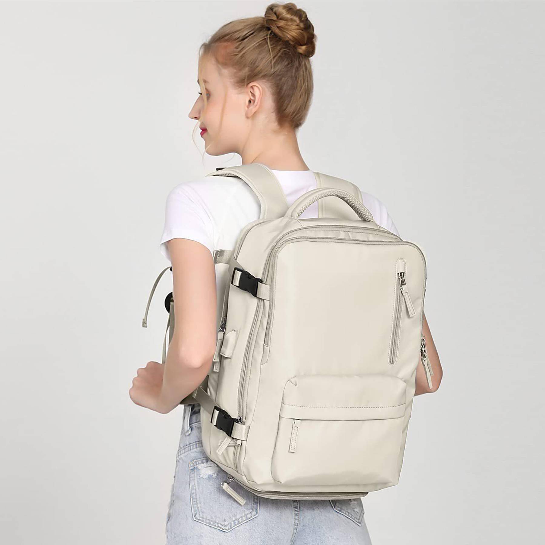 Polyester Hiking Backpack Waterproof Outdoor Sports Rucksack 6