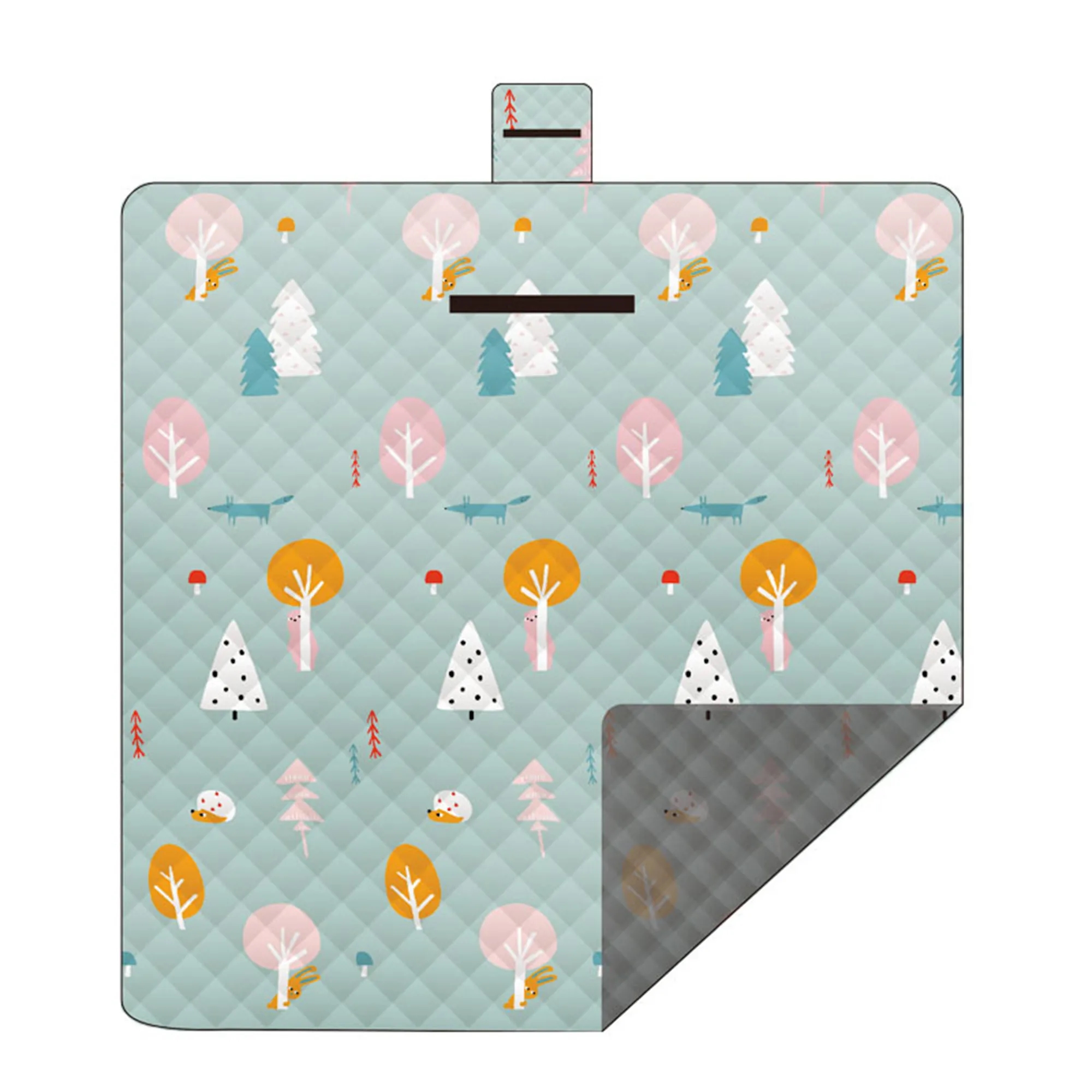 78.8" Printed Picnic Blanket 6