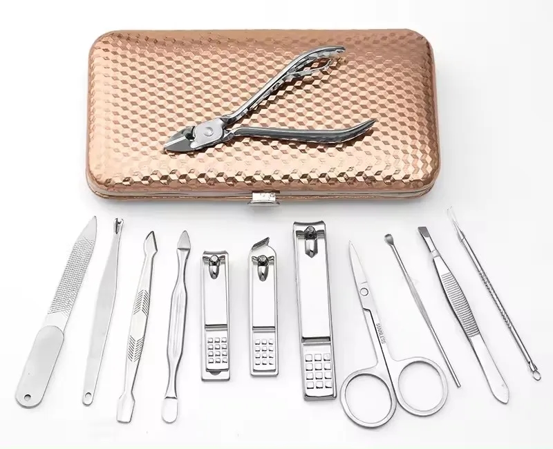 Stainless Steel Nail Scissors Kit 12 Pieces 2
