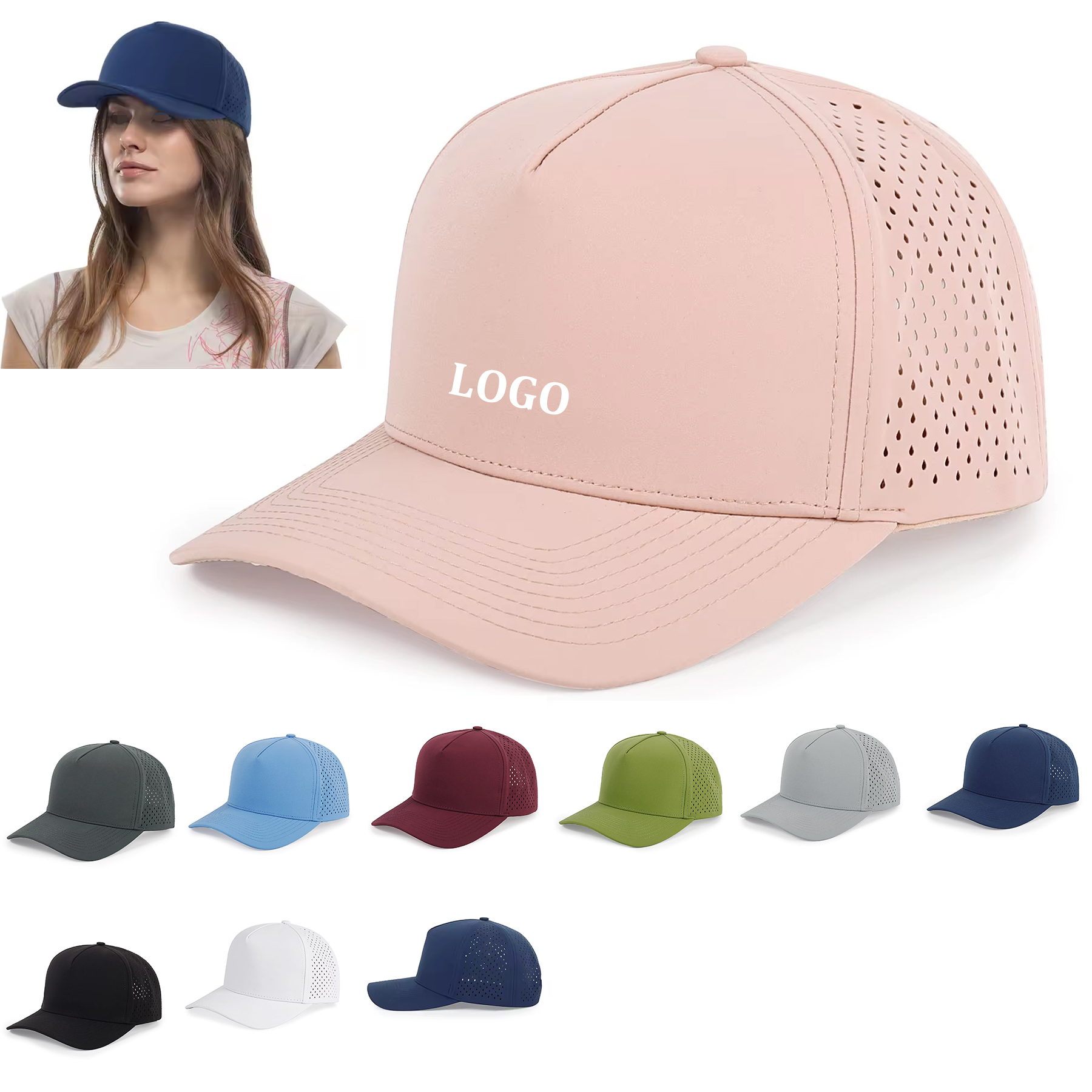 Breathable Mesh Golf Baseball Cap 5
