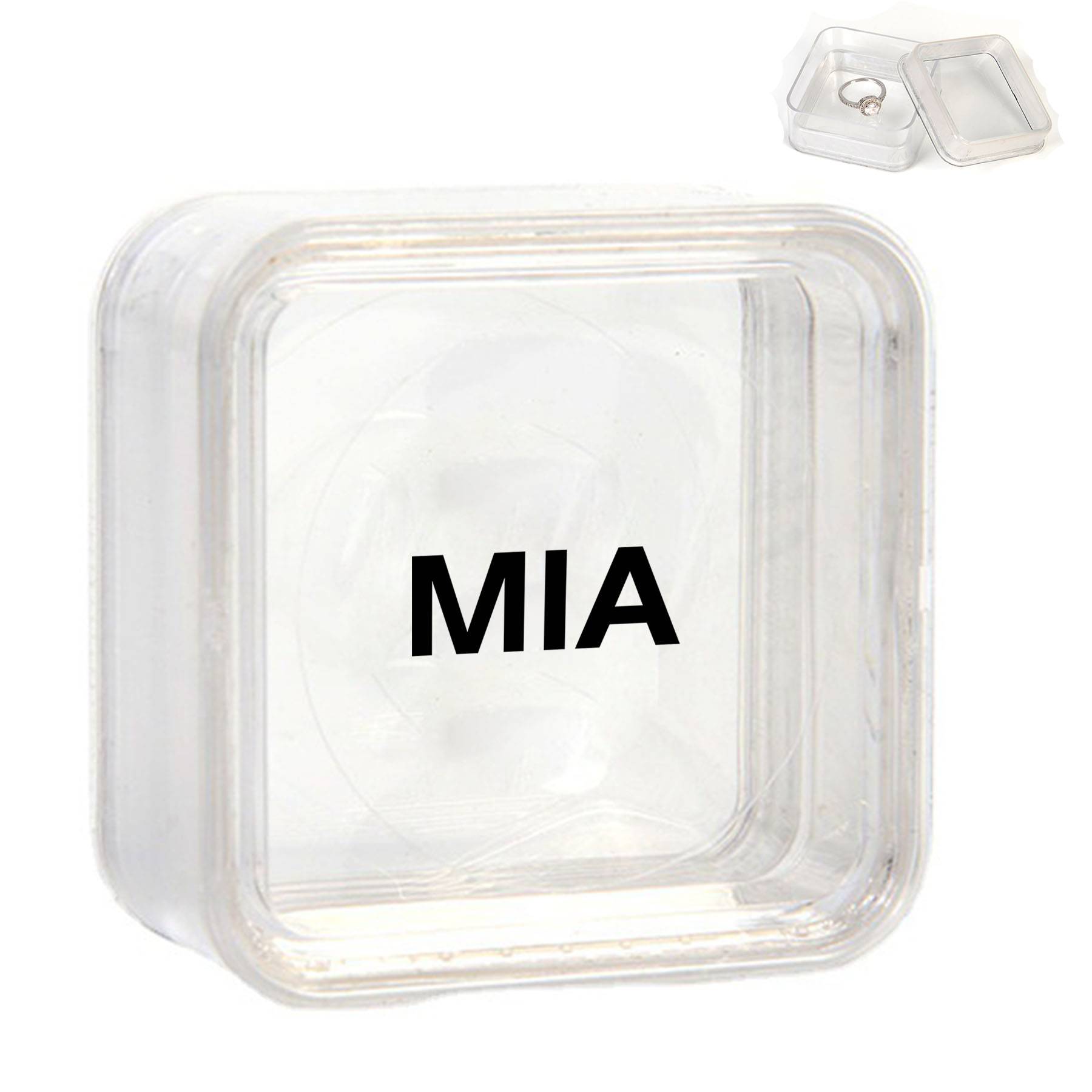 Plastic Transparent 3D Floating Film Jewelry Organizer 10