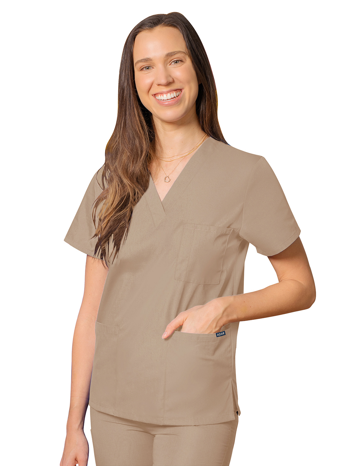 Adar - Universal - Unisex 3-Pocket V-Neck Top 40