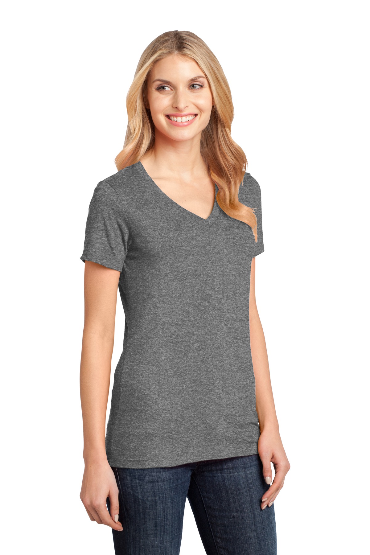 District® Women's Perfect Weight V-Neck Tee 85