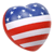 Patriotic Valentine Heart Stress Reliever 5