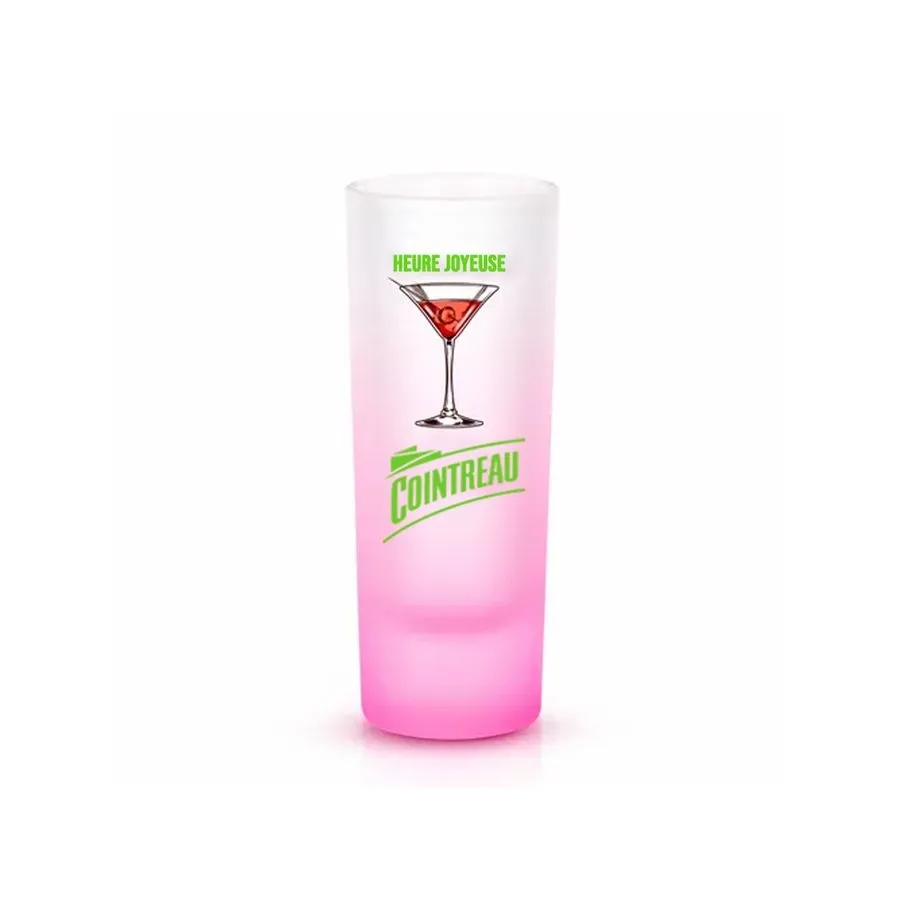Tall Shot Glass - Colored & Frosted 3