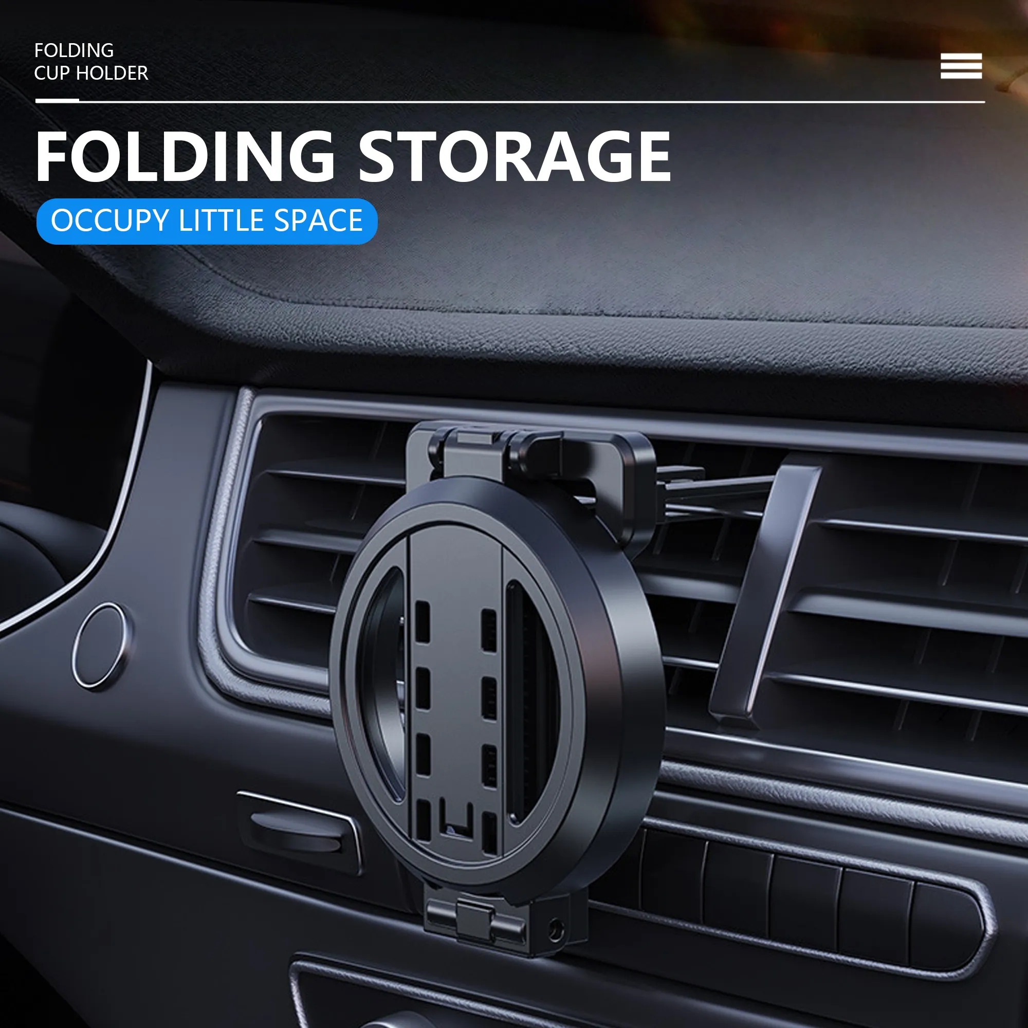 Collapsible Car Cup Holder 5