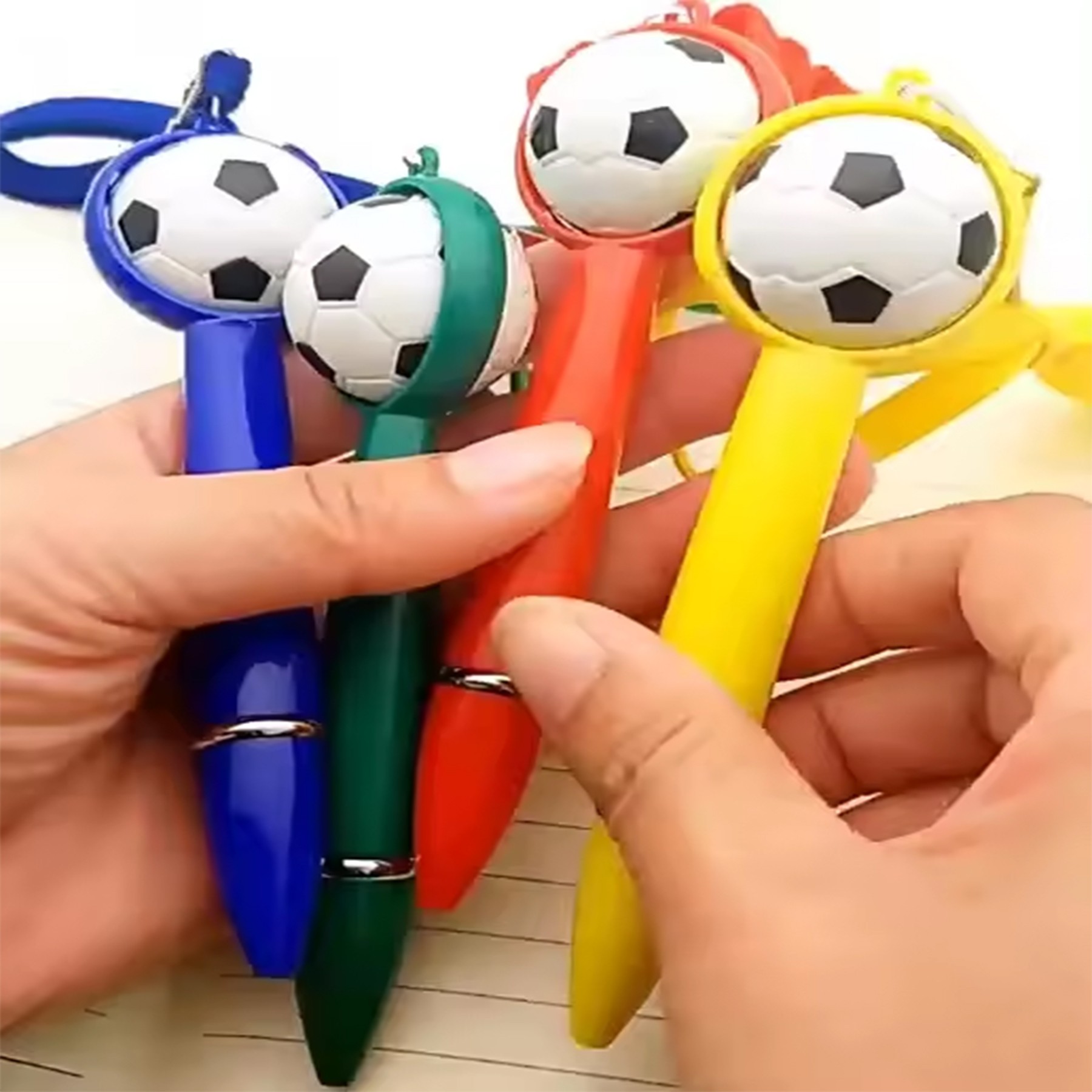 Lanyard Football Shaped Ballpoint Pen 2