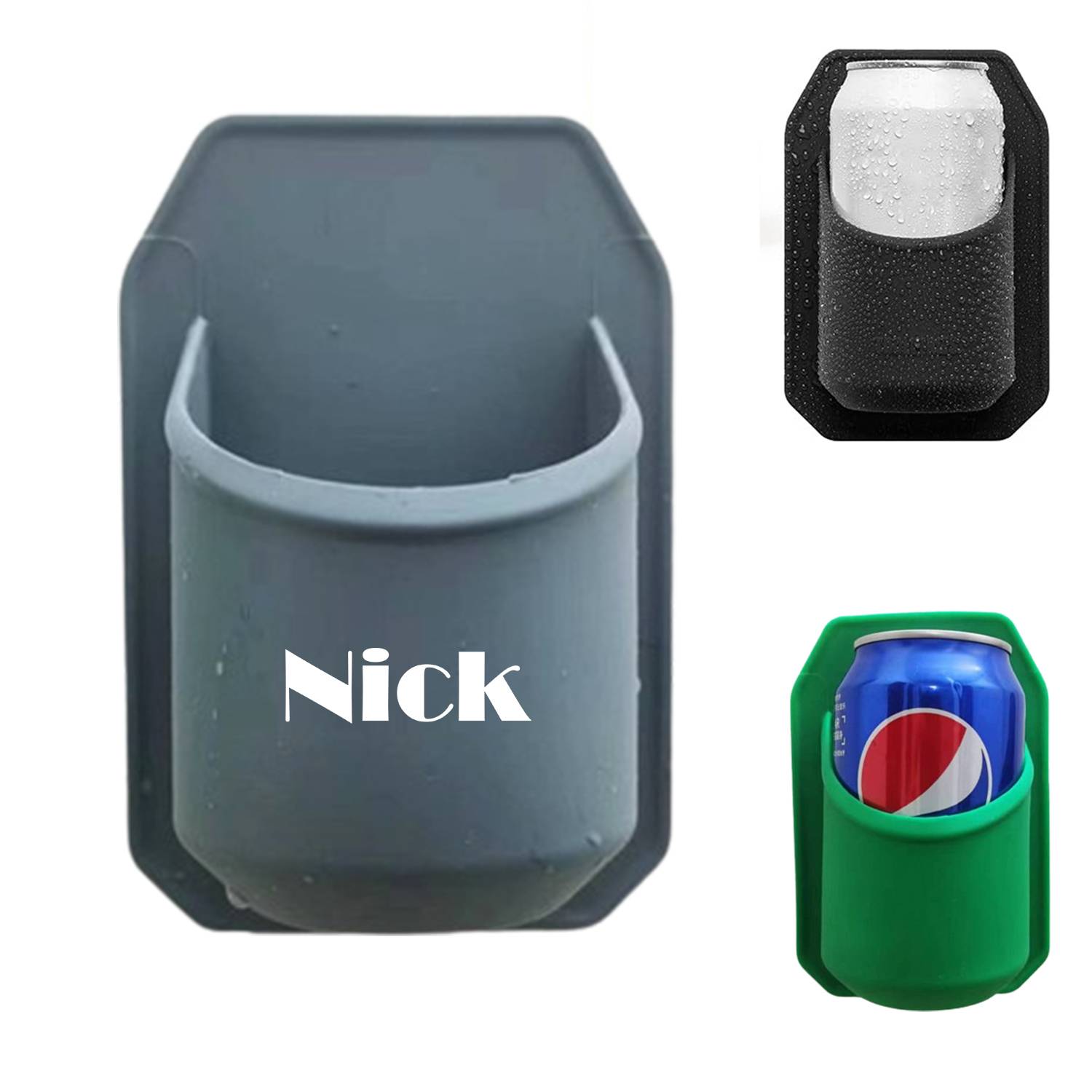 Silicone Portable Organizer Drinks Stick to the Wall 1