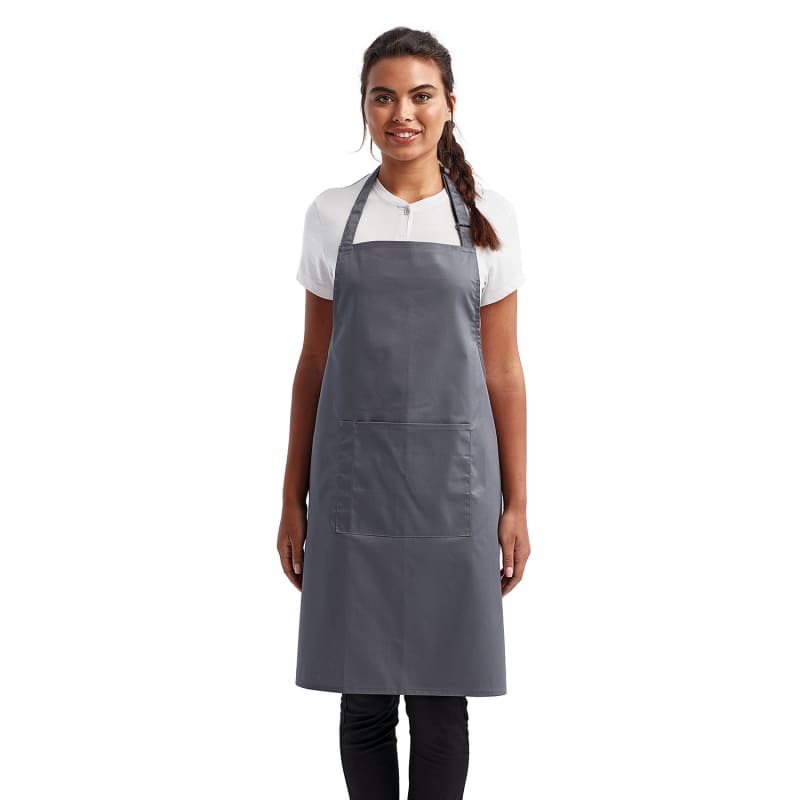 Artisan Collection By Reprime Unisex 'Colours' Recycled Bib Apron With Pocket 107