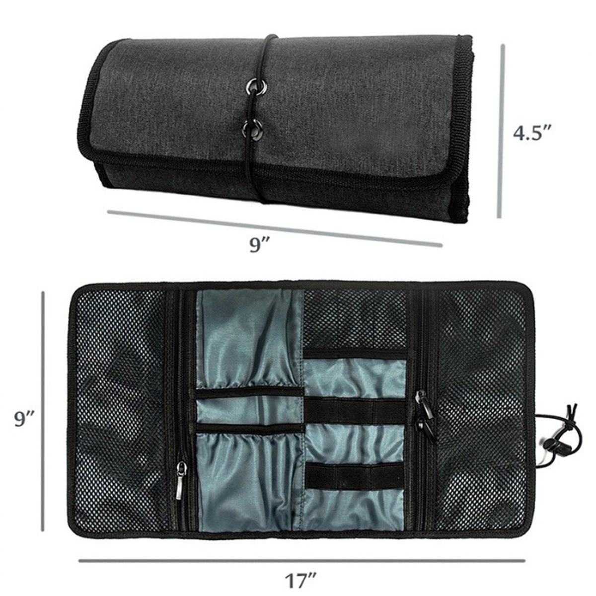 Small Electronics And Accessories Travel Case Organizer 7