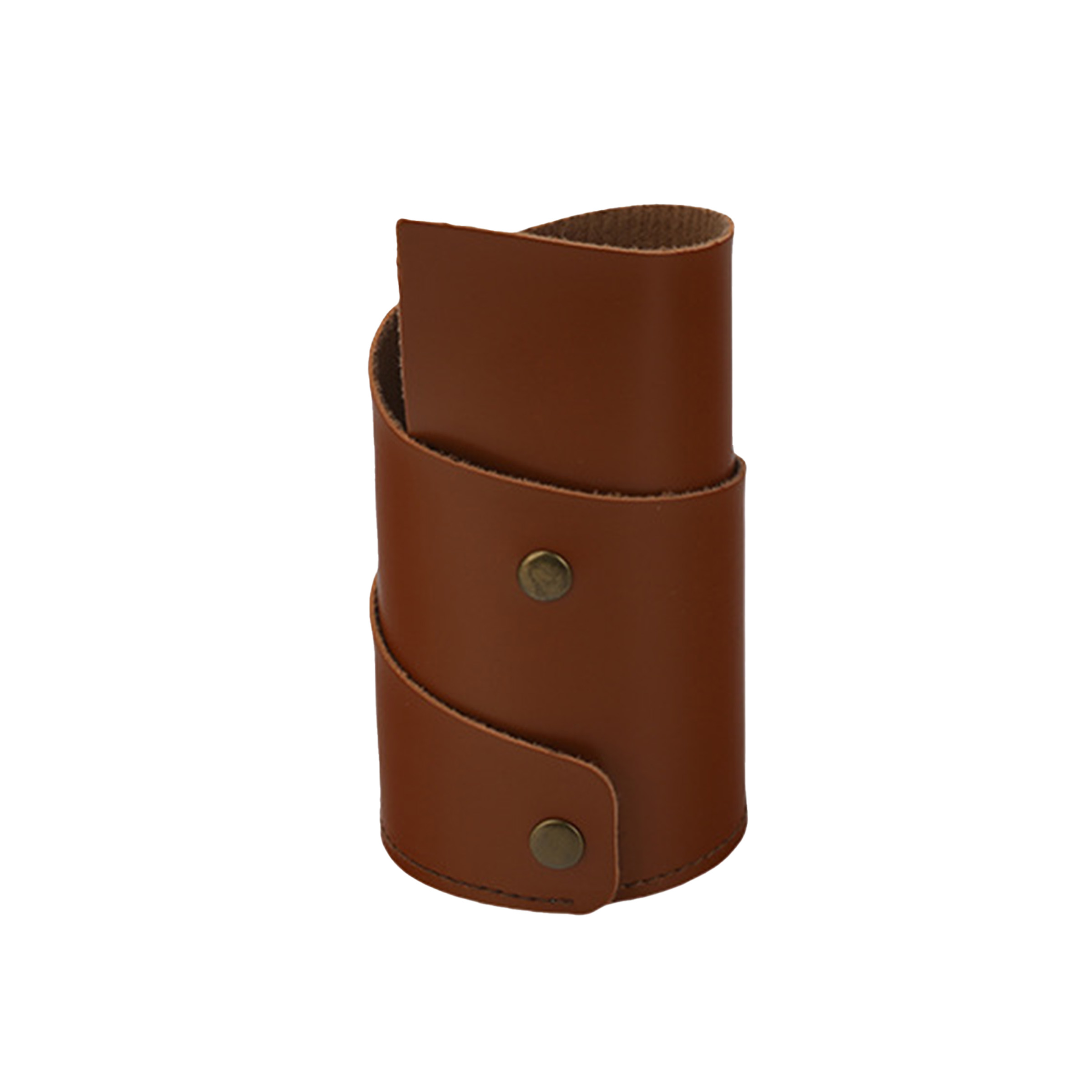 Snap Closure PU Leather Pen Holder 2