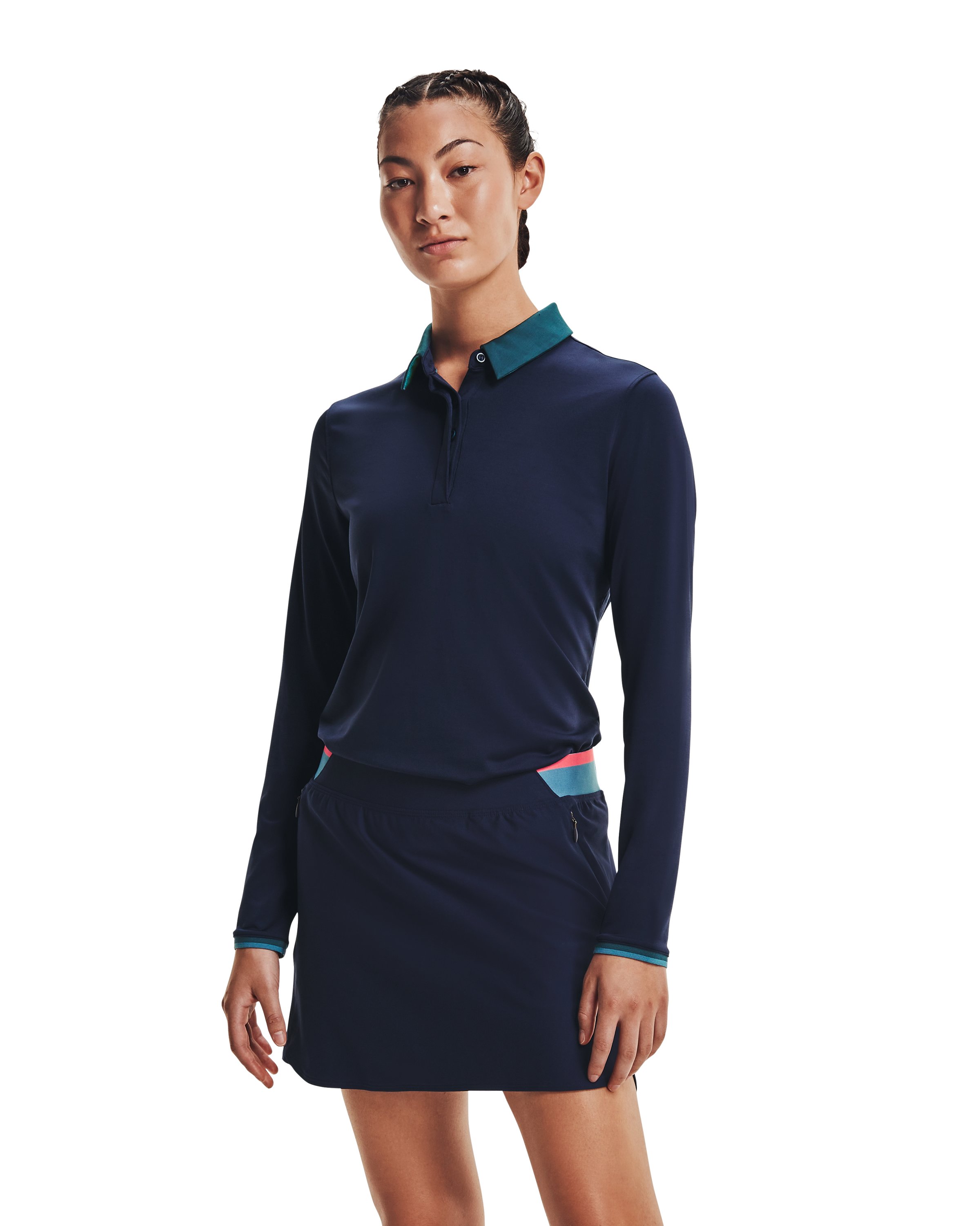 UA Zinger Women's Long Sleeve Polo 2