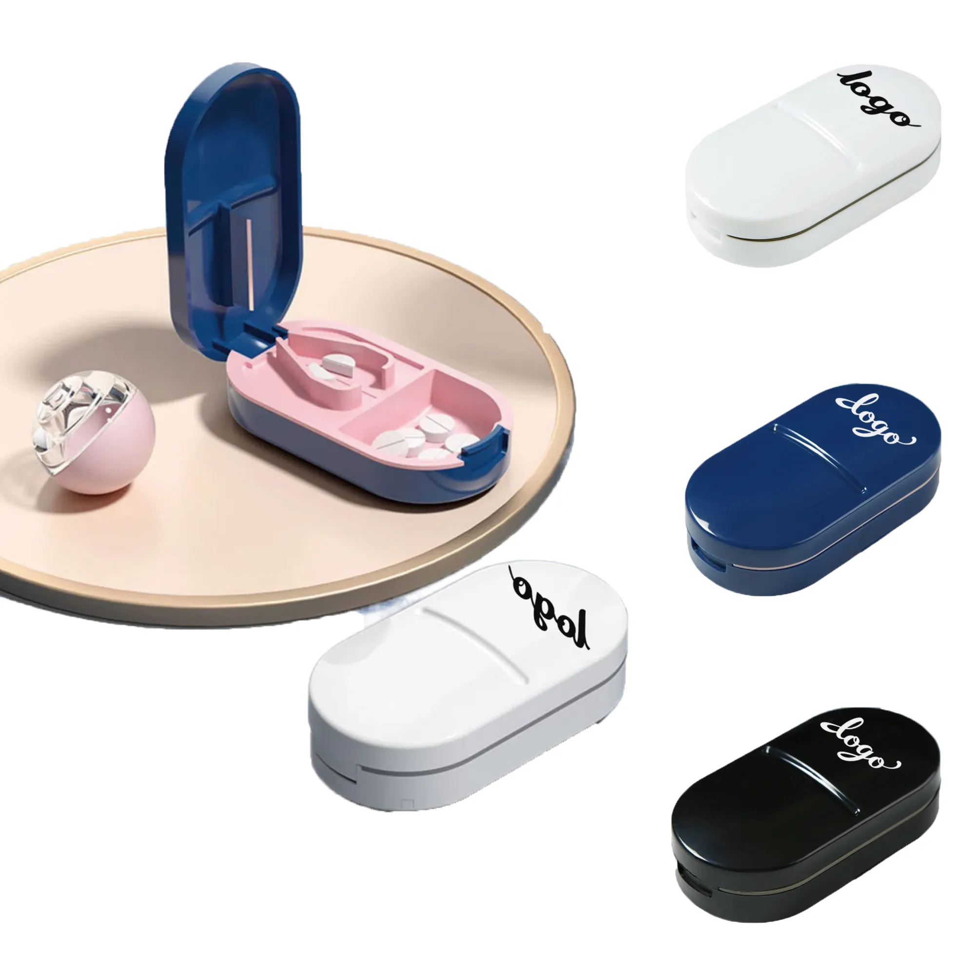 Portable Pill-Shaped Pill Cutter