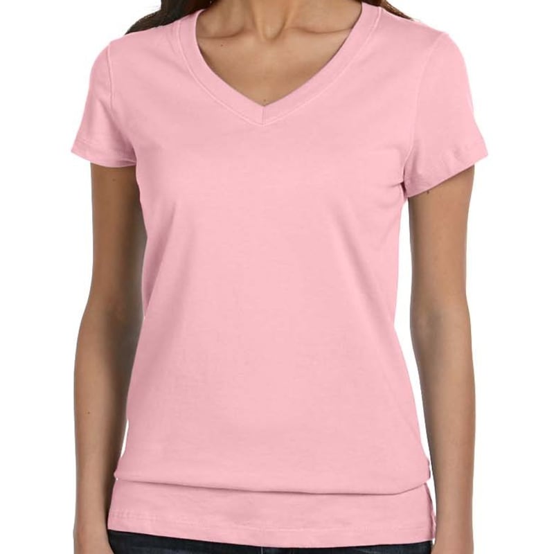 Bella Ladies Jersey Short-Sleeve V-Neck T-Shirt 10