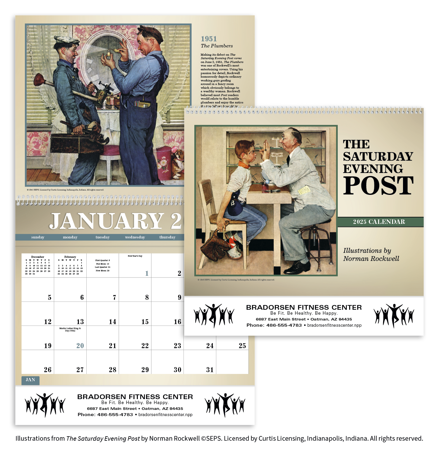 Triumph® Calendars The Saturday Evening Post Deluxe Pocket Calendar 37