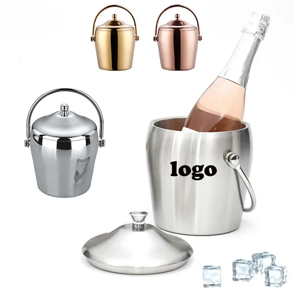 Double Walled Insulated Ice Bucket