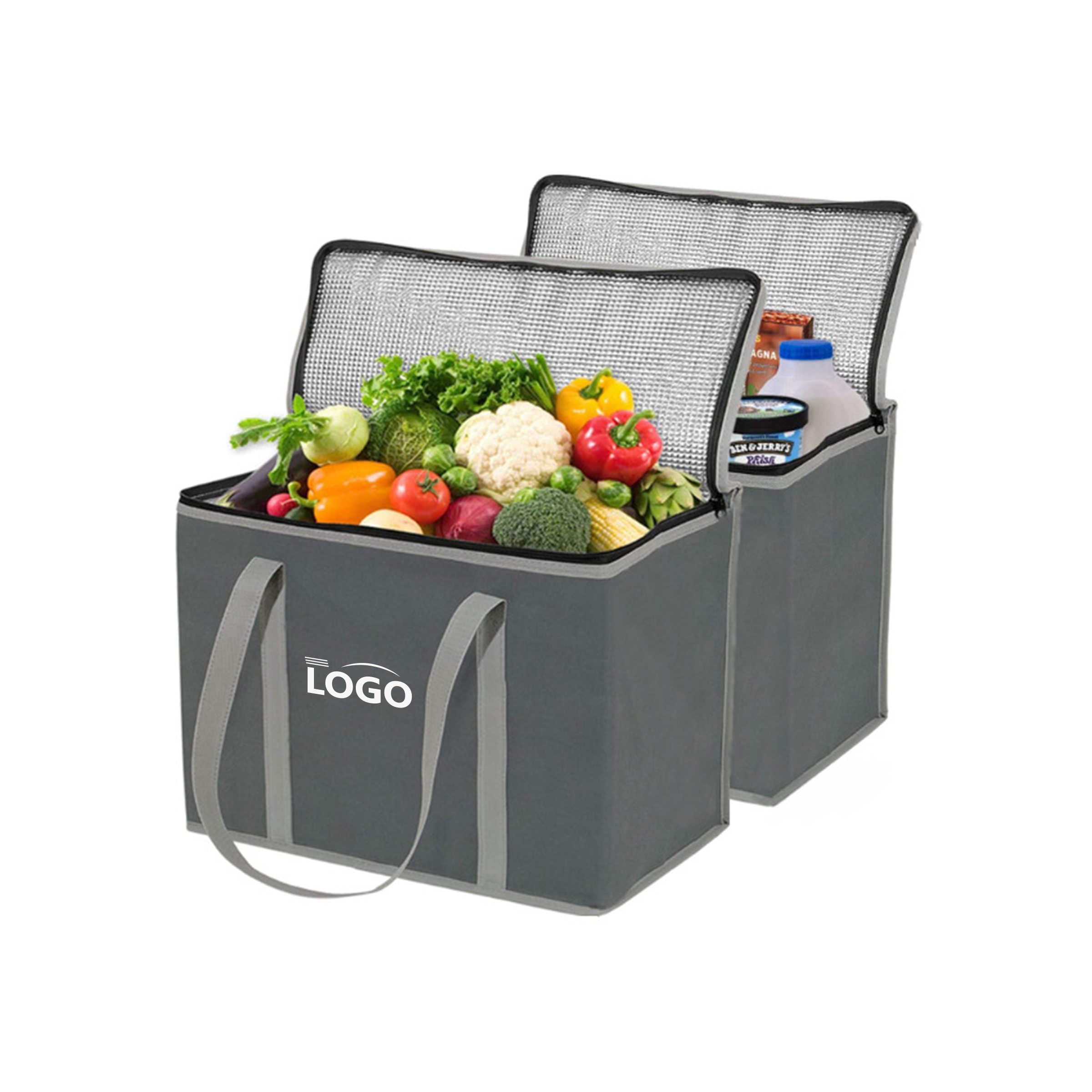 Non-woven portable large capacity insulation bag 1