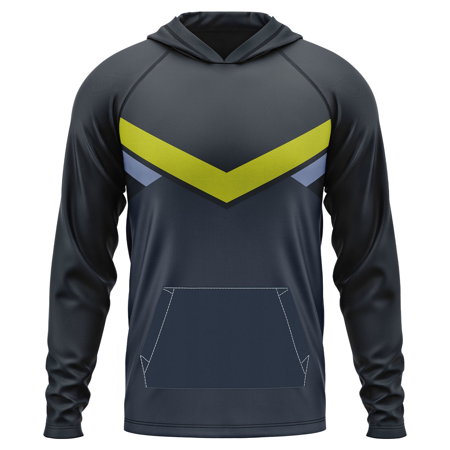 Unisex 180 GSM Jersey Knit Cotton Feel Sublimation Hoodie w/ Kangaroo Pocket 2