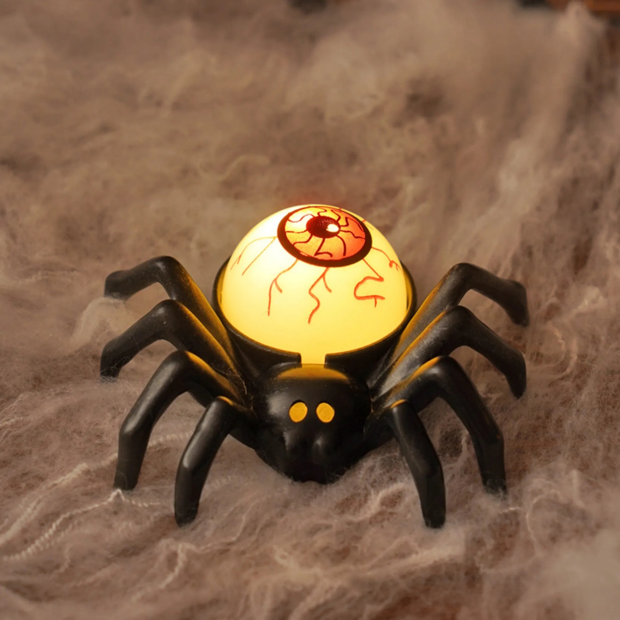 Halloween Lighted Spider Candle Ornament 7