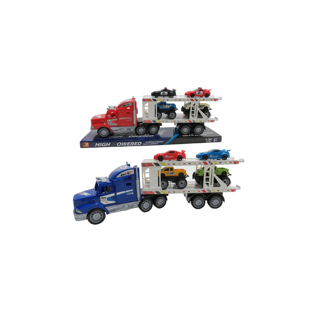 Friction-Powered Race Car Carriers - 16.5" 2 Assortments