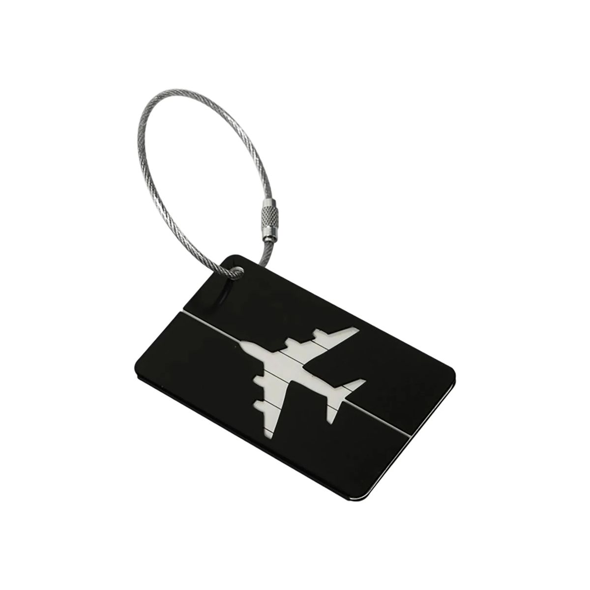 Durable Aluminum Luggage Tag with Steel Wire Loop 10