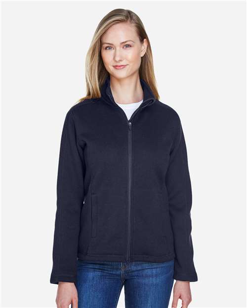 Women's Bristol Full-Zip Sweater Fleece Jacket - DG793W 16