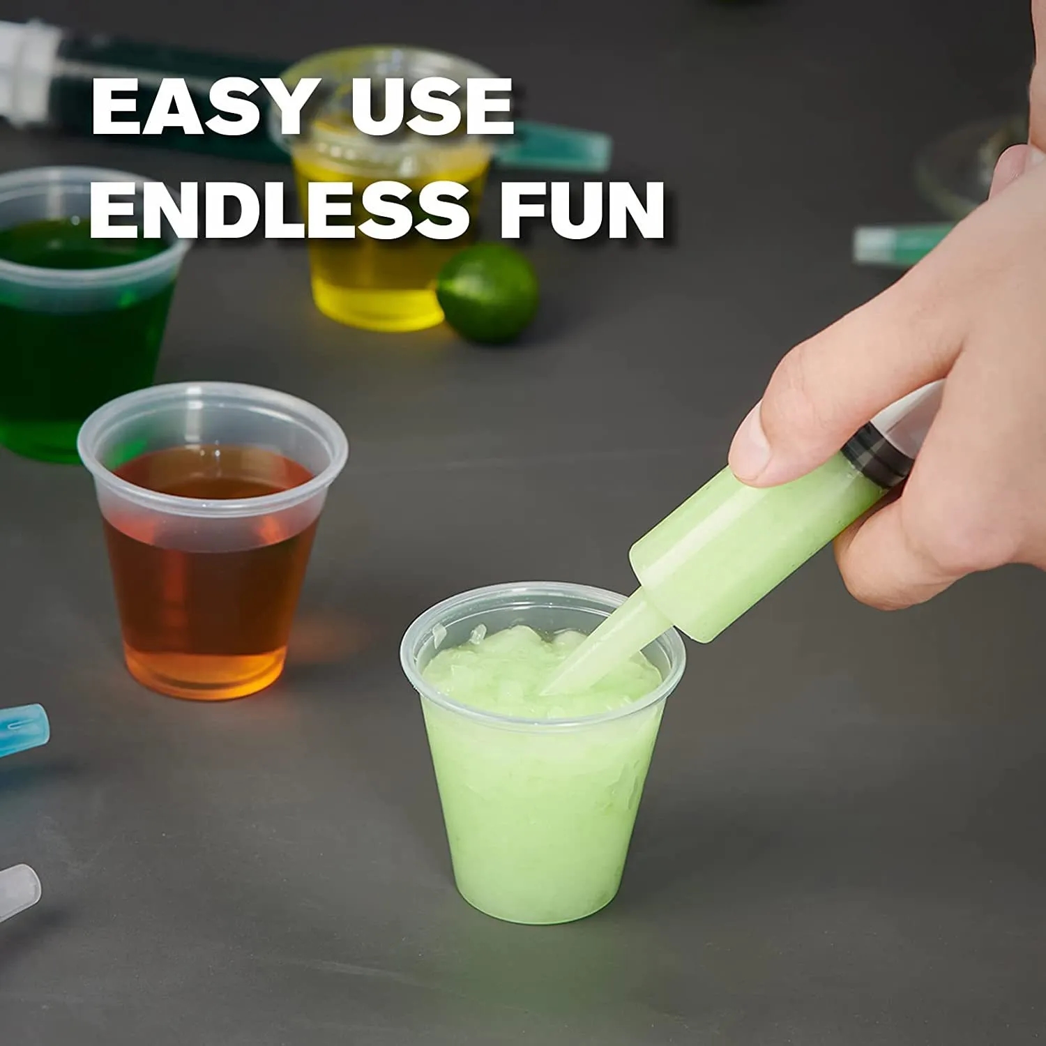 Plastic Jello Short Syringe 3