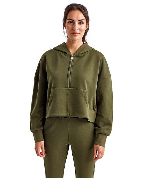 Women's Alice Half-Zip Hooded Sweatshirt - TD077 21