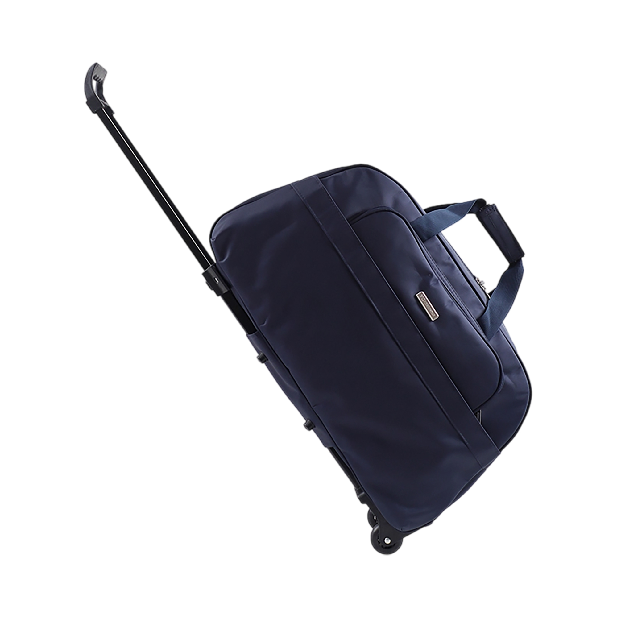 Nylon Wheeled Duffel Travel Bag With Retractable Handle 22.5" 6