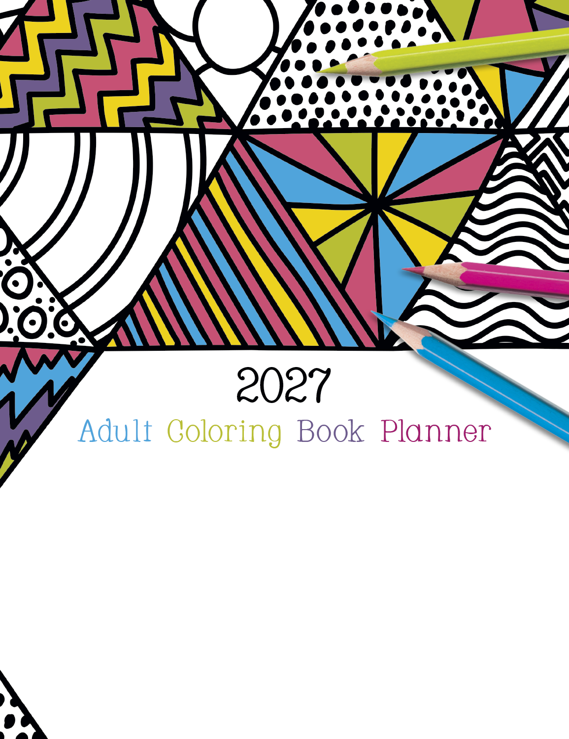 Good Value™ Adult Coloring Book Planner 51