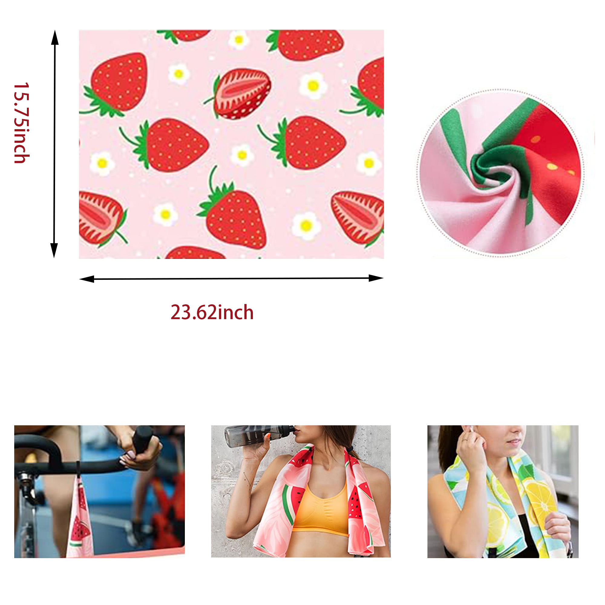 MOQ 50 Full Color Double-sided Pile Towel 2