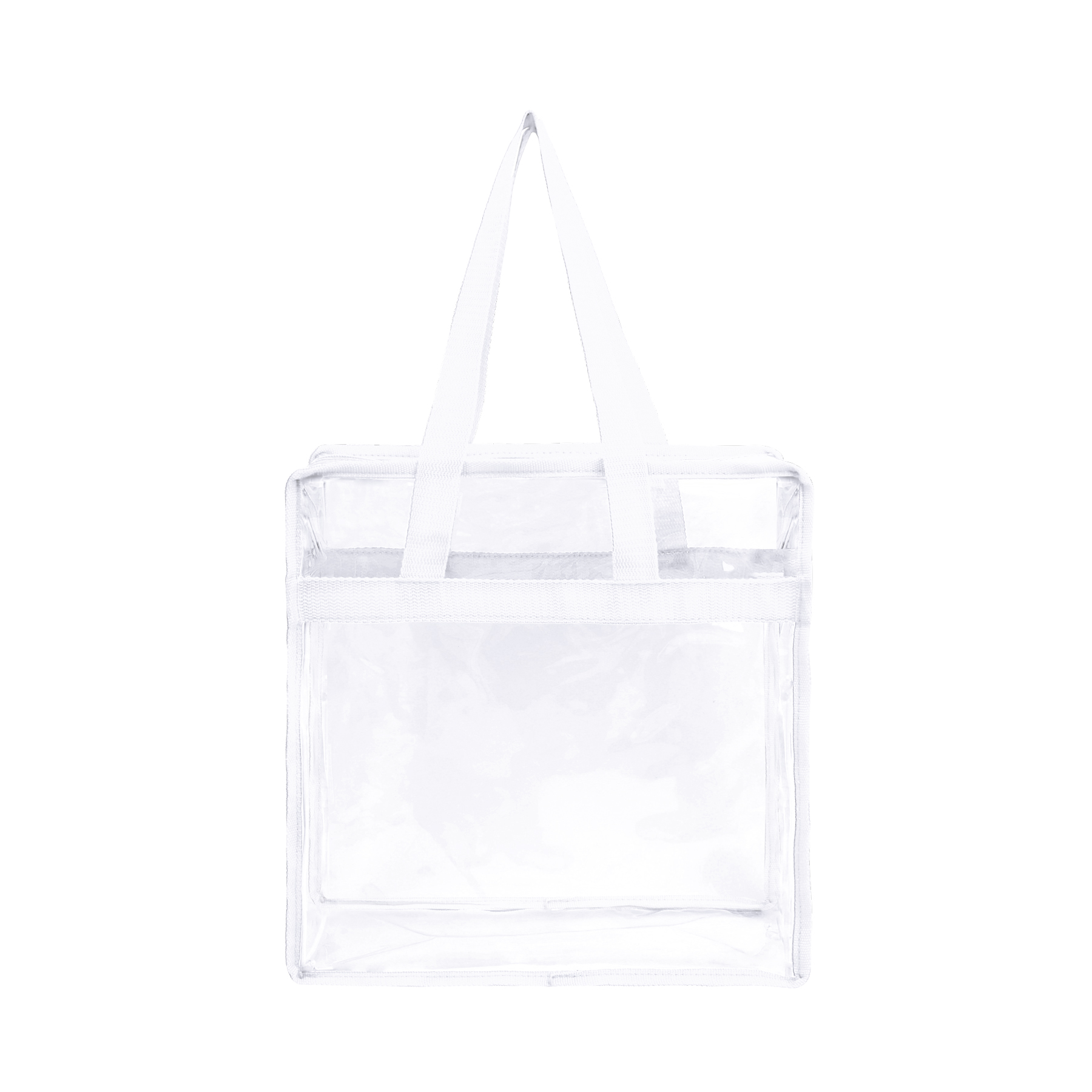 Stadium Approved Clear Zipper Tote Bag 14