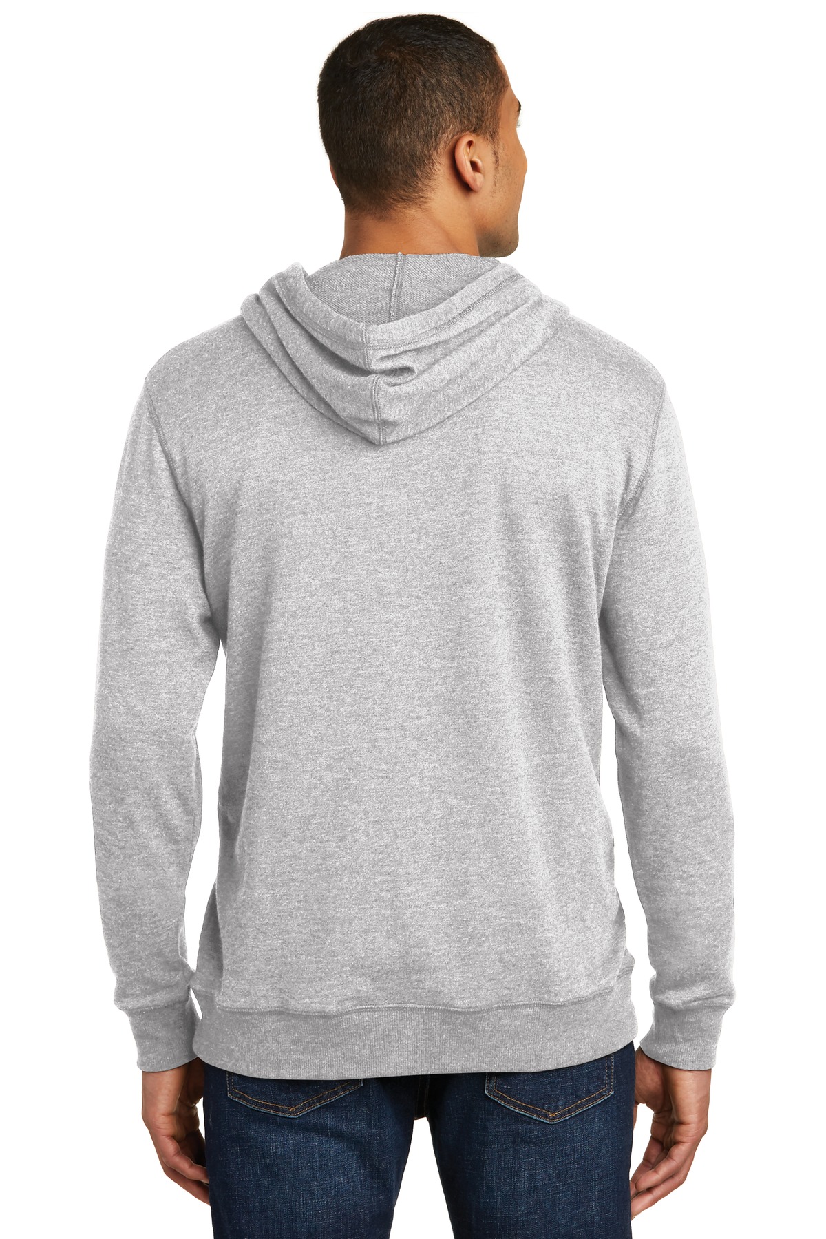 District Lightweight Fleece Hoodie. DM391, custom hoodie or sweatshirt with logo imprint 11
