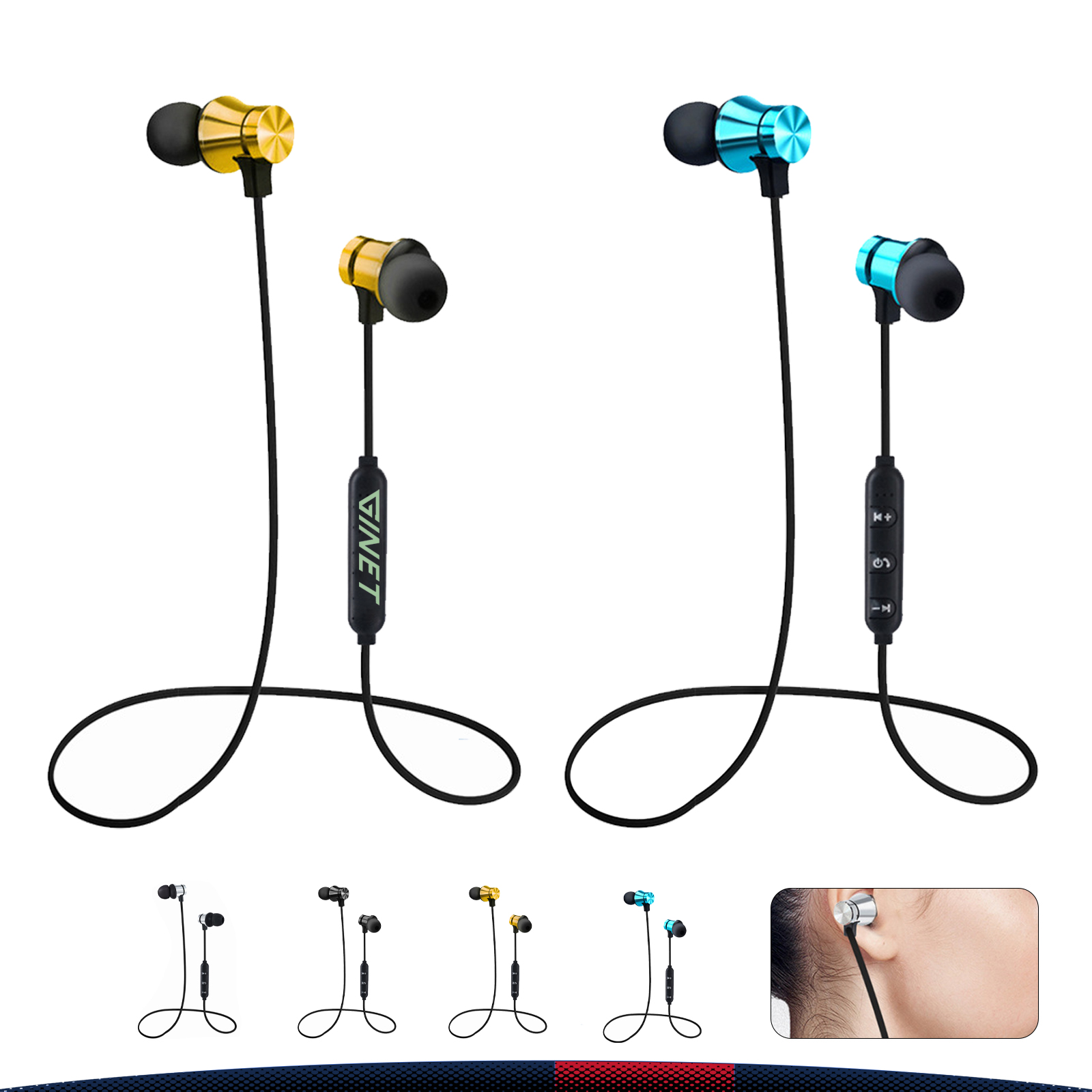 Barbe Neckband Headphones 6