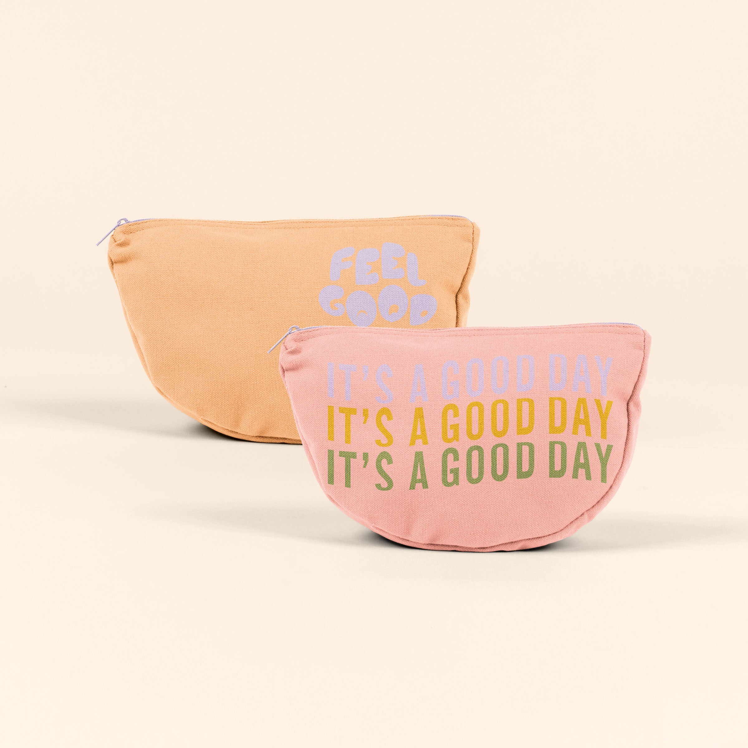 WEDGE POUCH - COLORED CANVAS