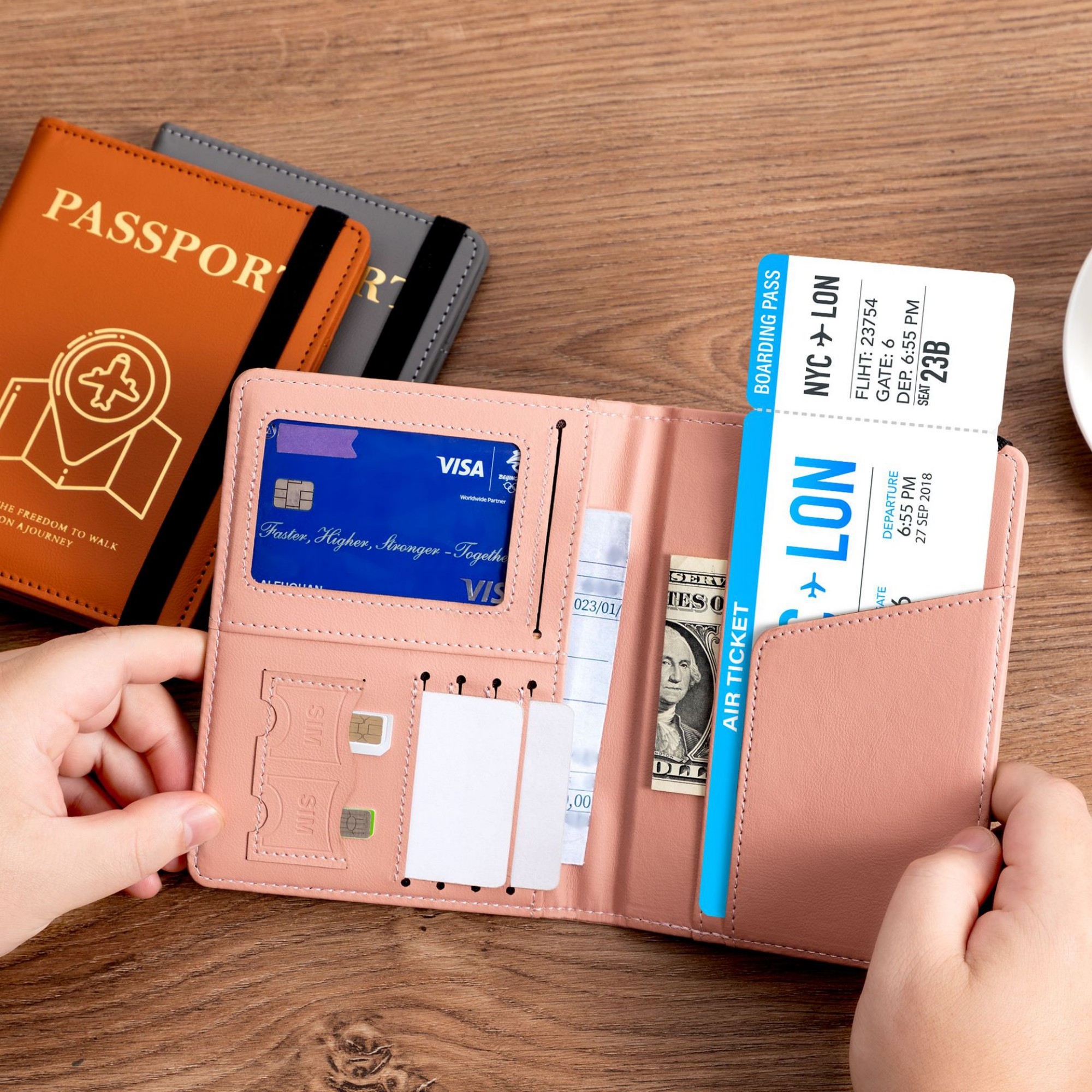 PU Leather Passport Holder 6